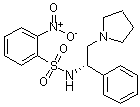 PI-15558 (S)-2-Nitro-N-(1-phenyl-2-pyrrolidin-1-yl-ethyl)benzenesulfonamide (675602-60-5)