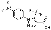 PI-15579 1-(4-Nitrophenyl)-5-(trifluoromethyl)pyrazole-4-carboxylic acid (142818-03-9)