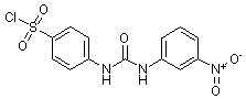 PI-15580 4-[3-(3-Nitrophenyl)ureido]benzenesulfonyl chloride (Not available)