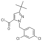 PI-15634 3-(tert-Butyl)-1-(2,4-dichlorobenzyl)-1H-pyrazole-5-carbonyl chloride (306937-15-5)