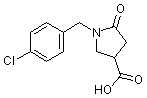 PI-15676 1-(4-Chlorobenzyl)-5-oxopyrrolidine-3-carboxylic acid (96449-92-2)