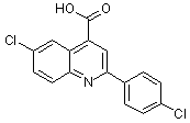 PI-15681 6-Chloro-2-(4-chlorophenyl)-4-quinoline carboxylic acid (126088-20-8)