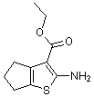 PI-15858 2-Amino-5,6-dihydro-4H-cyclopenta[b]thiophene-3-carboxylic acid ethyl ester (4815-29-6)