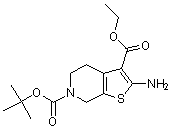 PI-15862 2-Amino-4,7-dihydro-5H-thieno[2,3-c]pyridine-3,6-dicarboxylic acid 6-tert butyl ester 3-ethyl ester (193537-14-3)