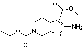 PI-15864 2-Amino-4,7-dihydro-5H-thieno[2,3-c]pyridine-3,6-dicarboxylic acid 6-ethyl ester 3-methyl ester (Not available)