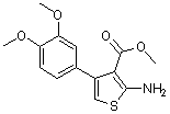 PI-15866 2-Amino-4-(3,4-dimethoxyphenyl)thiophene-3-carboxylic acid methyl ester (350997-14-7)