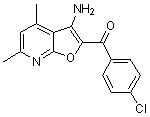 PI-15871 (3-Amino-4,6-dimethylfuro[2,3-b]pyridin-2-yl)-(4-chlorophenyl)methanone (Not available)