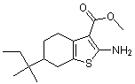 PI-15880 2-Amino-6-(1,1-dimethylpropyl)-4,5,6,7-tetrahydrobenzo[b]thiophene-3-carboxylic acid methyl ester (Not available)