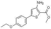 PI-15886 3-Amino-5-(4-ethoxyphenyl)thiophene-2-carboxylicacid methyl ester (Not available)