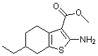 PI-15911 2-Amino-6-ethyl-4,5,6,7-tetrahydrobenzo[b]-thiophene-3-carboxylic acid methyl ester (Not available)