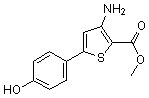 PI-15953 3-Amino-5-(4-hydroxyphenyl)thiophene-2-carboxylic acid methyl ester (Not available)