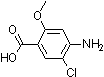 PI-16435 4-Amino-5-chloro-2-methoxybenzoic acid (7206-70-4)