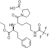 PI-16608 1-N2-[(S)-Ethoxycarbony1-3-phenylpropyl]-N6-trifluoroacetyl-L-lysyl-L-proline (Not available)