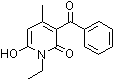 PI-16737 1-Ethyl-1,2-dihydro-6-hydroxy-4-methyl-2-oxo-3-benzoylpyridine (29097-12-9)