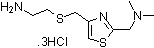 PI-16797 2-(Dimethylaminomethyl)-4-(2-aminomethylthiomethyl)thiazole trihydrochloride (82586-74-1)