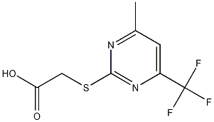 PI-17026 (4-Methyl-6-trifluoromethyl-pyrimidin-2-ylsulfanyl)-acetic acid (88768-46-1)