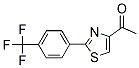 PI-17044 1-(2-[4-(Trifluoromethyl)phenyl]-1,3-thiazol-4-yl)ethan-1-one (263564-37-0)