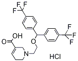 PI-17115 1-[2-[bis[4-(Trifluoromethyl)phenyl]methoxy]ethyl]-1,2,5,6-tetrahydropyridine-3-carboxylic acid (110283-66-4)