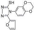 PI-17489 4-(2,3-Dihydro-1,4-benzodioxin-6-yl)-5-(2-furyl)-4H-1,2,4-triazole-3-thiol (306936-86-7)