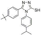 PI-17675 5-[4-(tert-Butyl)phenyl]-4-(4-isopropylphenyl)-4H-1,2,4-triazole-3-thiol (261761-26-6)