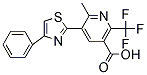 PI-17767 6-Methyl-5-(4-phenyl-1,3-thiazol-2-yl)-2-(trifluoromethyl)nicotinic acid (651004-85-2)