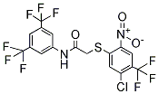 PI-17932 N1-[3,5-Di(trifluoromethyl)phenyl]-2-([5-chloro-2-nitro-4-(trifluoromethyl)phenyl]thio)acetamide (217490-29-4)