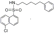 PI-18052 5-Chloro-N-(6-phenylhexyl)-1-naphthalenesulfonamide (102649-78-5)