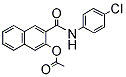 PI-18926 2-[N-(P-Chlorophenyl)carbamoyl]-3-naphthyl acetate (84100-15-2)