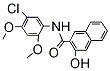 PI-18973 n-(2-Hydroxynaphthoyl)-2,4-dimethoxy-5-chloroanilide (92-72-8)