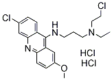 PI-19138 6-Chloro-9-[3-N-(2-chloroethyl)ethylamino]propylamino-2-methoxyacridine Dihydrochloride (146-59-8)