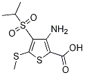 PI-19214 3-Amino-4-(isopropylsulfonyl)-5-(methylthio)thiophene-2-carboxylic acid (175202-08-1)