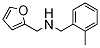 PI-19334 Furan-2-Ylmethyl-(2-Methyl-Benzyl)-Amine (225236-01-1)