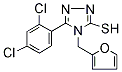 PI-19380 5-(2,4-Dichlorophenyl)-4-(2-furylmethyl)-4H-1,2,4-triazole-3-thiol (266312-58-7)