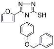PI-19419 4-[4-(Benzyloxy)phenyl]-5-(2-furyl)-4H-1,2,4-triazole-3-thiol (306936-84-5)