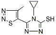 PI-19483 4-Cyclopropyl-5-(4-methyl-1,2,3-thiadiazol-5-yl)-4H-1,2,4-triazole-3-thiol (352018-98-5)
