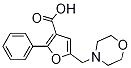 PI-19585 5-Morpholin-4-ylmethyl-2-phenyl-furan-3-carboxylic acid (435341-95-0)