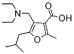 PI-19586 4-Diethylaminomethyl-5-isobutyl-2-methyl-furan-3-carboxylic acid (435341-96-1)