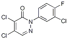 PI-20107 2-(3-Chloro-4-fluorophenyl)-4,5-dichloro-pyridazine-3-(2H)-one (72396-65-7)