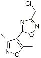 PI-20159 3-(Chloromethyl)-5-(3,5-dimethylisoxazol-4-yl)-1,2,4-oxadiazole (175205-42-2)
