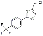 PI-20182 4-(Chloromethyl)-2-[4-(trifluoromethyl)phenyl]thiazole (135873-35-7)