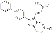 PI-20383 3-(2-Biphenyl-4-yl-6-chloroimidazo[1,2-a]pyridin-3-yl)acrylic acid (Not available)