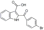 PI-20543 2-(4-Bromobenzoyl)-1H-indole-3-carboxylic acid (Not available)