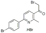 PI-20581 2-Bromo-1-[6-(4-bromophenyl)-2-methylpyridin-3-yl]ethanone hydrobromide (Not available)