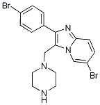 PI-20583 6-Bromo-2-(4-bromophenyl)-3-piperazin-1-ylmethylimidazo[1,2-a]pyridine (Not available)