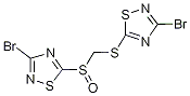 PI-20586 3-Bromo-5-[(3-bromo-1,2,4-thiadiazol-5-ylthio)methylsulfinyl]-1,2,4-thiadiazole (134947-29-8)
