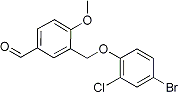 PI-20651 3-(4-Bromo-2-chlorophenoxymethyl)-4-methoxybenzaldehyde (Not available)