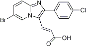 PI-20654 3-[6-Bromo-2-(4-chlorophenyl)imidazo[1,2-a]pyridin-3-yl]acrylic acid (Not available)