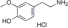 PI-20794 4-Hydroxy-3-methoxyphenethylamine hydrochloride (1477-68-5)