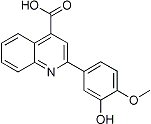 PI-20799 2-(3-Hydroxy-4-methoxyphenyl)quinoline-4-carboxylic acid (32366-62-4)