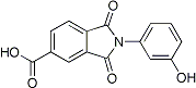 PI-20841 2-(3-Hydroxyphenyl)-1,3-dioxo-2,3-dihydro-1H-isoindole-5-carboxylic acid (Not available)